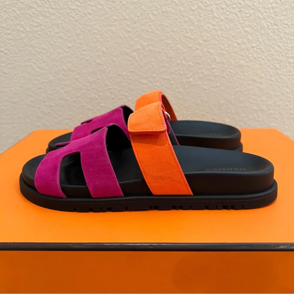 NEW Hermes Chypre Sandals - Picture 5 of 6